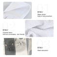 thumbnail image 2 of Yayeee Kitchen Hanging Hand Towels Set of 2 with Loop Bathroom Absorbent Tie Towel, Blue Cute Cats, 2 of 7