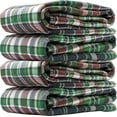 thumbnail image 1 of 4 Pack - 34x36 Plaid Waterproof Reusable Incontinence Underpads/Washable Incontinence Bed Pads - Great for Adults, Kids and Pets, 1 of 4