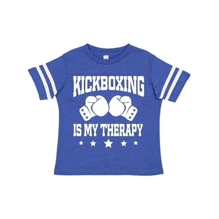 

Inktastic Kickboxing is my Therapy Gift Toddler Boy or Toddler Girl T-Shirt