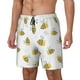 thumbnail image 1 of Balery Bee Bañador para hombre, shorts de playa de secado rápido con entrepierna y forro de compresión-Small, 1 of 6