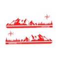 thumbnail image 1 of Adhesivo impermeable para capó de auto, adhesivo para autocaravana, adhesivo para capó de vehículo. Rojo 2 piezas, 1 of 7