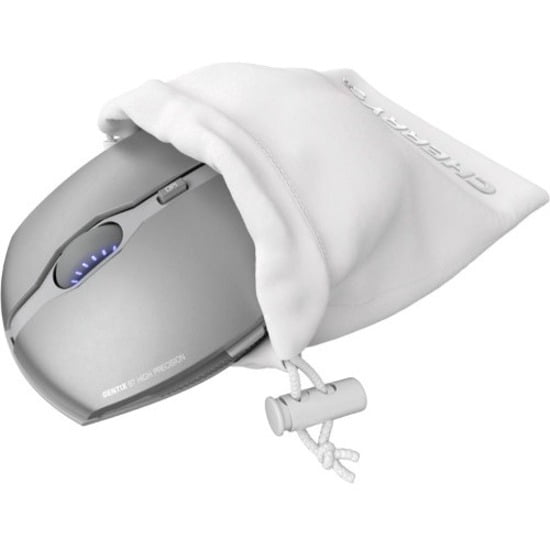 CHERRY Bluetooth(r) mouse with multi-device function - Frosted Silver, Optical sensor, 7 buttons, scroll wheel, multi-device function for up to 3 devices, encrypted Bluetooth(r)5.0 (AES 128)