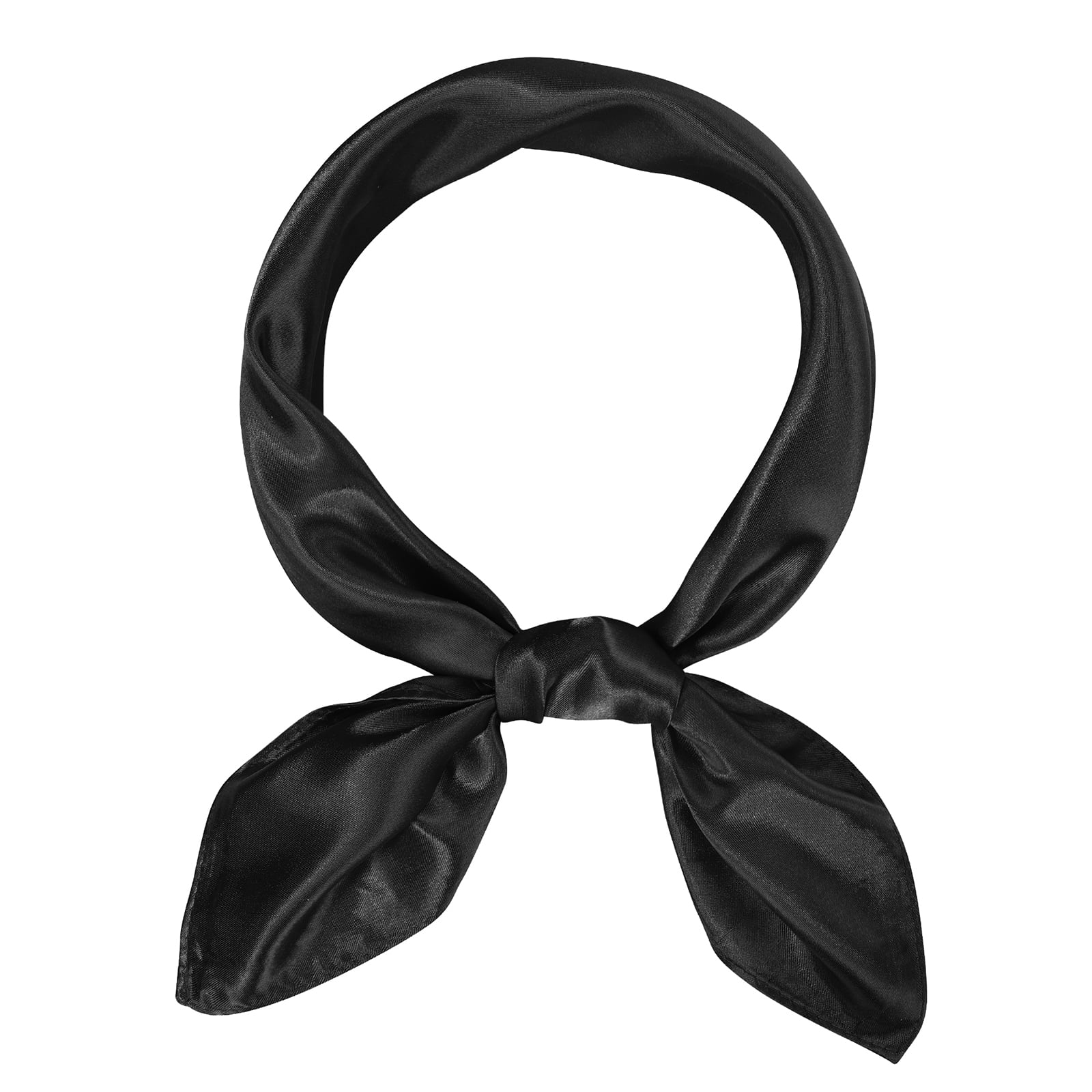 American Trends Head Neck Scarves for Women Vintage Square Stain Silk