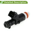 thumbnail image 3 of No.16450RCAA01 Fuel Injector for Honda Odyssey 3.5 2005-2017 Flow Match Black Fuel Nozzle 1 Pc, 3 of 6