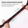 thumbnail image 2 of 8-Level Adjustable Segmented Yoga Resistance Band with Polyester-Cotton & Latex Blend - High Elasticity, Anti-Slip Design for Full-Body Strength Training, Stretching, Latin Yoga, Pilates & Dance, 2 of 7