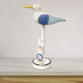 thumbnail image 6 of Beach Nautical Style Decorations Figurines Statues for Bathroom Fairy Garden Bird 8.07x12.40inch, 6 of 8