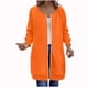 thumbnail image 4 of HongQid Women's Zip Up Hoodies Long Sleeve Long Tunic Sweatshirts Oversized Fleece Casual Fall Jacket Coat with Pocket, 4 of 4