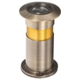 thumbnail image 2 of 1Pack Copper Glass Door Viewer for Front Door Security Wide Angle View Dark Brown 6.5x4Cm, 2 of 9