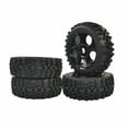 thumbnail image 2 of 4pcs 1/8 Scale RC Rubber Tires Hex 17mm Wheels Rims For RC Off-Road Buggy Car, 2 of 6