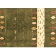 thumbnail image 1 of Ahgly Company Indoor Rectangle Abstract Brown Contemporary Area Rugs, 5' x 7', 1 of 4