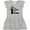 AC-Heather Grey, variant on Inktastic I'm Grandpa's Lil' Caddy Golf for Kids Girls Baby Dress