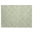thumbnail image 2 of Addison Rugs Chantille Indoor/Outdoor Transitional Squares Aloe Washable Rectangle Rug, 1'8" x 2'6", 2 of 6