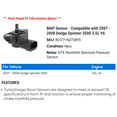 thumbnail image 2 of MAP Sensor - Compatible with 2007 - 2008 Dodge Sprinter 3500 3.5L V6, 2 of 2