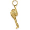 thumbnail image 2 of Solid 10K Yellow Gold 2-D Palm Tree w/Coconuts Charm - 16.4mm, 2 of 6