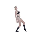 thumbnail image 4 of Yacht & Smith 6 Pairs of Women's Cotton Knee High Socks, Solid Colors Stylish Boot Sock, Black, 4 of 10
