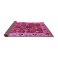 thumbnail image 2 of Ahgly Company Indoor Square Oriental Pink Industrial Area Rugs, 4' Square, 2 of 4