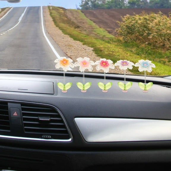 GOOHOCHY  5 Pcs Car Ornaments Dashboard Decorations Interior Accessories Miss