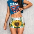 thumbnail image 3 of Lsque Sunflowers (2) Pattern High Waisted Biker Shorts for Women-Tummy Control Fitness Athletic Workout Running Yoga Gym Shorts,Moisture-Wicking-X-Large, 3 of 9