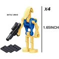 thumbnail image 5 of 24 piezas Star Wars batalla droides bloques de construcción Mini figuras juguetes regalos esquí esquí Gafas de esquí, 5 of 5