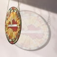 thumbnail image 4 of Latvia Travel Decor Suncatcher Stained Glass Window Hanging, Gift for Traveller, Collection of Country Travel Souvenirs for Family and Friends, Latvia Map and Flag Décor, 4 of 6