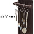 thumbnail image 2 of Dark Brown Solid Wood Outdoor Kitchen Island Cart - Compatible with Big Green Egg & More, 2 of 8
