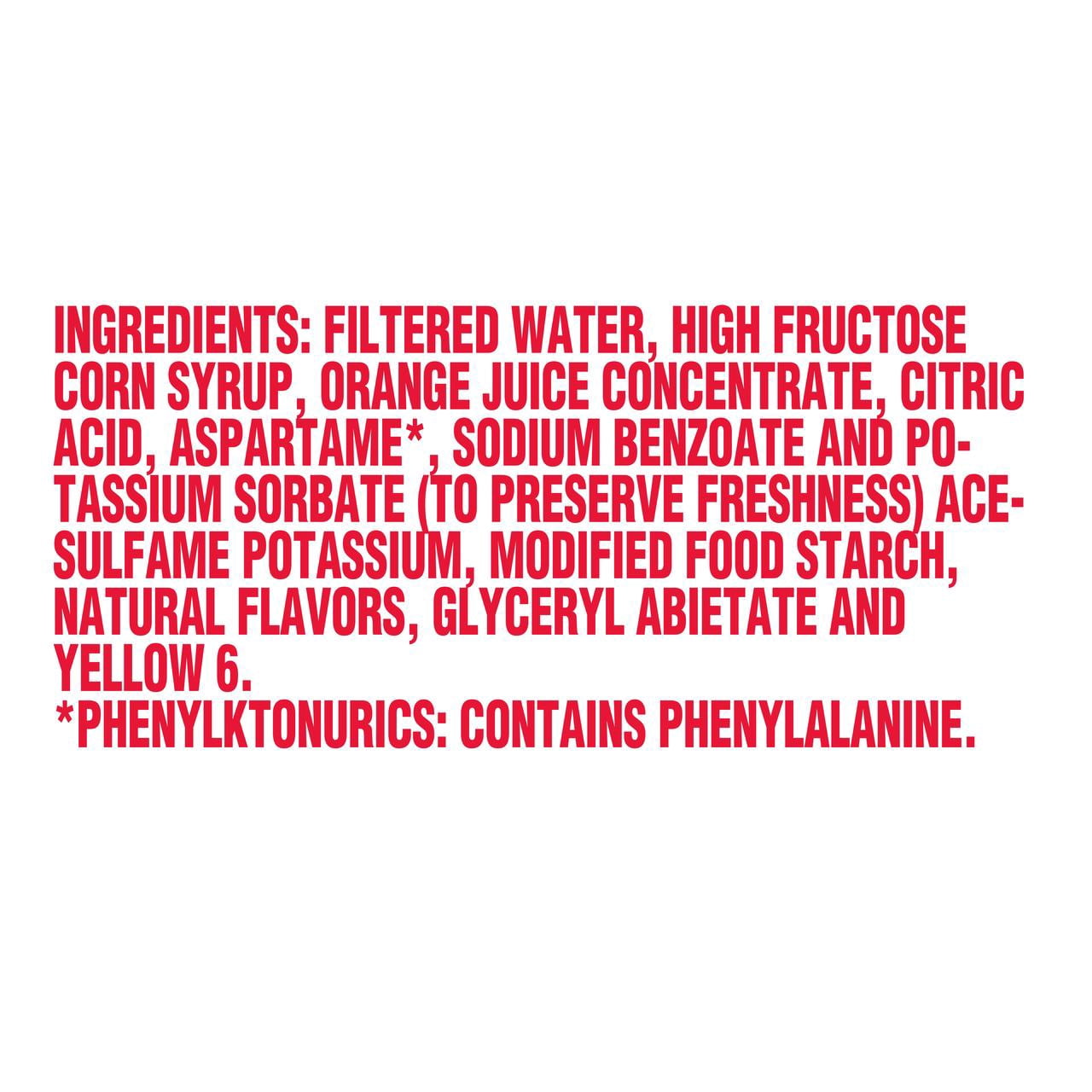 Dairymens Orange Flavored Fruit Drink, 1 Gallon Jug, Liquid, Smooth