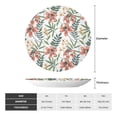 thumbnail image 2 of Salouo Lilies Flowers Pattern Bone China Decorative Plate,Holiday Decor Decorative Ceramic Plates with Stand Elegant Home DéCor for Hallway/Living Room/Bedroom-6in, 2 of 6