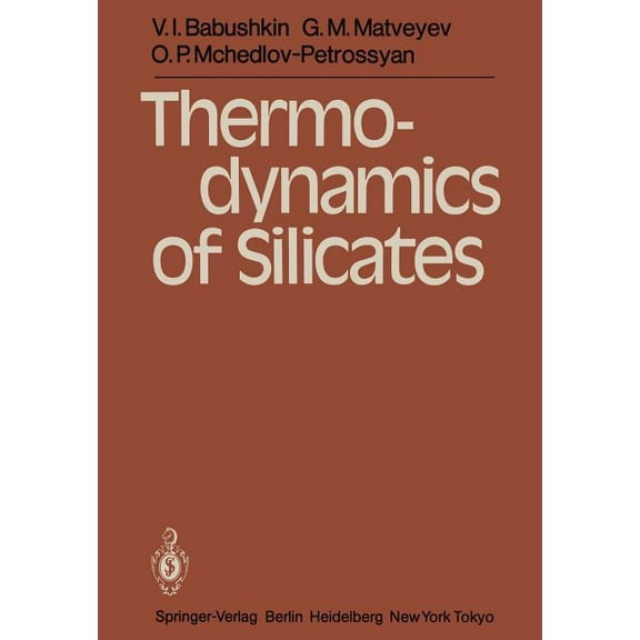 Thermodynamics of Silicates, (Paperback)
