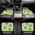 thumbnail image 7 of Yiaed St Patrick's Day11 Print Carpet Floor Mats for Cars, Auto Accessories Front & Rear Car Floor Mats Car Floor Foot Mat Sets of 4 Pieces, 7 of 7