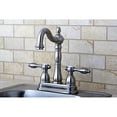 thumbnail image 1 of Kingston Brass Tudor 4" Center Bar Faucet, 1 of 5