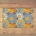 thumbnail image 5 of XMXY Area Rugs Doormat Outdoor Entrance, Boho Indian Floral Mandala Lace Facecloth Non-slip Floor Mat Rug for Living Room Kitchen Sink Area Indoor,72"x48", 5 of 9