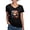 Black, variant on CafePress - Cute Cat Watercolor T Shirt - Women's V-Neck Dark T-Shirt