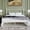 White, variant on Einfach Twin Size Metal Bed Frame with Headboard and Footboard, Under-bed Storage Space, Adult, Black