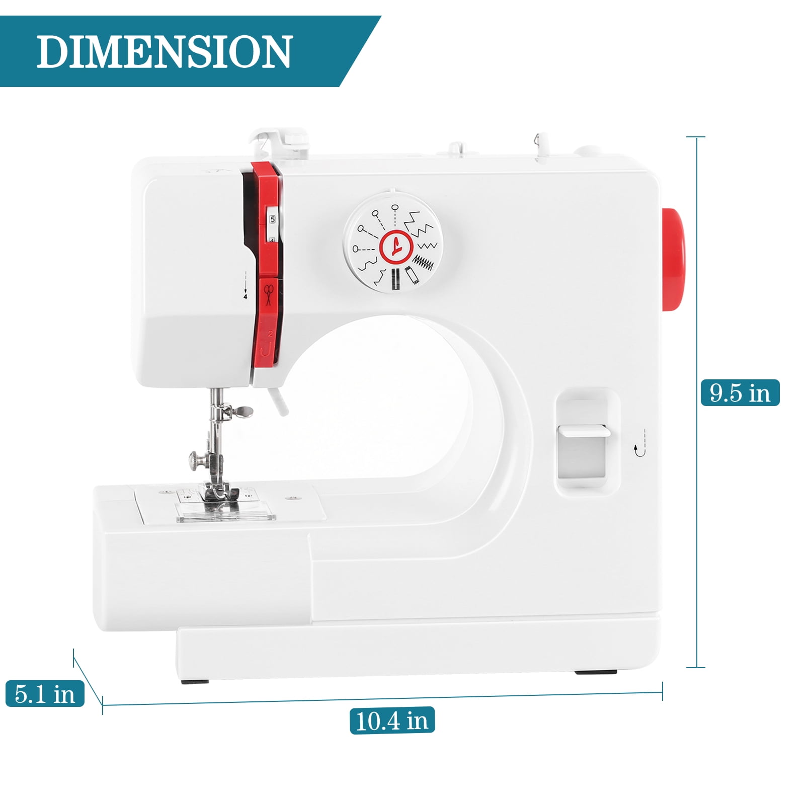 Sunbeam SB1818 Compact Sewing Machine and Sewing Kit