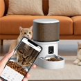 thumbnail image 3 of Automatic Cat Feeder with Camera, Smart Pet Food Dispenser with 2.4GHz WiFi, Timed Feeding Schedule, LCD Display, Video Monitoring for Cats and Dogs,Button model, 3 of 8