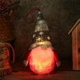 thumbnail image 3 of Yidarton Gray Hat LED Light Dwarfs Doll Christmas Knitted Wool Faceless Doll Pendant, 3 of 12