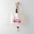 thumbnail image 5 of CafePress - White Easter Bunny Banner Tote Bag - Unisex Canvas Tote Bag, Beige, 1-Piece, 5 of 7
