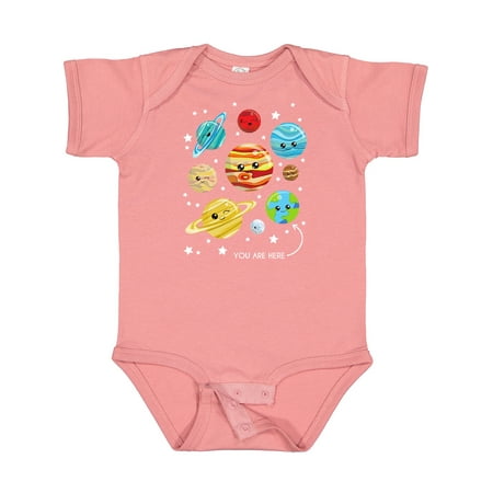 

Inktastic Cute Planets Kawaii Planets Space Cosmos Stars Boys or Girls Baby Bodysuit