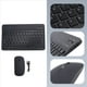 thumbnail image 5 of Teclado y Mouse Inalámbricos de 10 Pulgadas, Kit Combinado de Teclado y Mouse Bluetooth Recargable con Retroiluminación RGB, Negro, 5 of 5