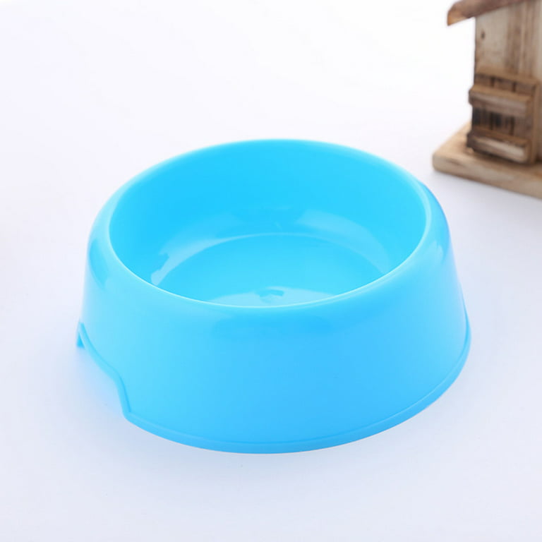 5Pcs/Set Plastic Candy Color Pet Cat Dog Puppy Rabbit Animal Practical Food  Water Bowl-Random Color
