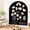 Black, variant on Magnetic Wall Decal 40x32 Inch White Magnetic Wall Decal Arch Chalkboard with Multiple Accessories for Home Playroom and Classroom