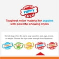 thumbnail image 5 of Nylabone Puppy Power Chew Axis Bone Nylon Chew Toy Vanilla Small (1 Count), 5 of 13