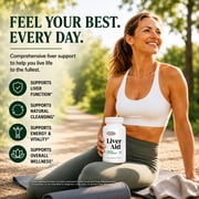 Liverite Liver Aid 90 Tablets -Advanced Liver Support with 17 Amino Acids, Choline and Phospholipids, Supports Healthy Liver Function and Metabolism, Natural Cleansing and Digestion.