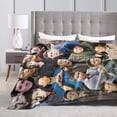 thumbnail image 4 of Blanket Jensen Ackles Soft and Comfortable Wool Fleece Throw Blankets for Sofa Office car Camping Yoga Travel Home Decoration Cozy Plush Beach Blanket Gift 80"x60", 4 of 7