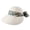 Off-White, variant on Women Large Brim 2 in 1 Convertible Sun Visor Hat with Neck Flap, UPF UV Quick Dry Breathable 360 Protection Hat for Outdoor Sports