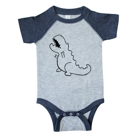 

Inktastic Pocket Dino Baby Tyrannosaurus Gift Baby Boy or Baby Girl Bodysuit
