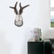 thumbnail image 4 of Cabeza de animal de simulación, espécimen, cuernos de conejo de Pascua, decoración de pared, 4 of 4