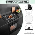 thumbnail image 6 of Renewold Electric Stove Cover Glass Stove Top Cover Heat Resistant Anti-slip Stovetop Protector Cover Cooktop Mat Extra Counter Space Extra Large, Dragonfly Flower Beautiful, 6 of 7