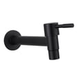 thumbnail image 5 of Tongina Kitchen Faucets, Bathroom Shower Mixer Tap Faucet Vintage Anti Cracking Water Faucets Water Taps for Outdoor Bathroom Corner, black and long, 5 of 8