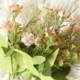 thumbnail image 5 of Travelwant 5 Bouquets Artificial Fake Flowers Daisies Bulk Bouquets for Decoration Outdoors Silk Faux Wild Multicolor Flowers with Stems for Outdoors Decoration Crafts Table Centerpieces, 5 of 6